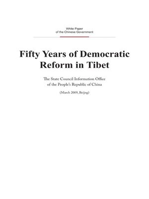 cover image of Fifty Years of Democratic Reform in Tibet (西藏民主改革50年)